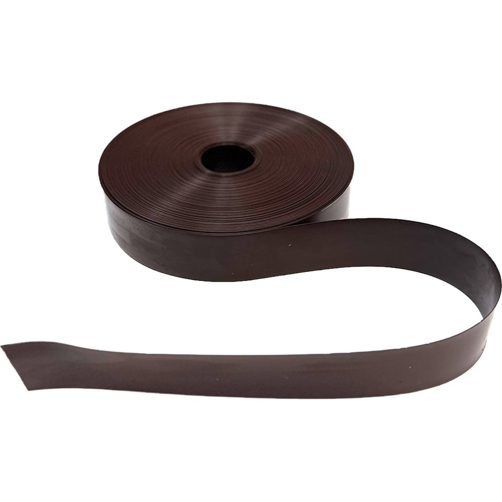 Изображение товара Лента для забора ГеоПластБорд 55 мм, 50 метров, цвет коричневый, + 50 единиц крепежа 3755055Br