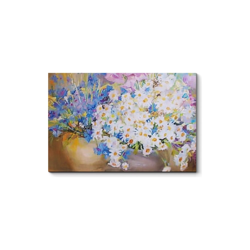 Картина Picsis ы для декорирования пион лоллипоп 1 букет 6 ов бело голубой 9 см