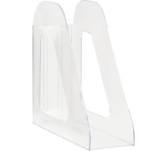 Изображение товара Лоток для бумаг Стамм вертикальный фаворит, прозрачный, ширина 90мм ЛТВ-30498