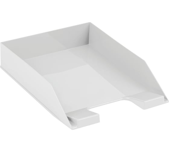 Изображение товара Лоток для бумаг Стамм горизонтальный фаворит, белый ЛТГ-30501