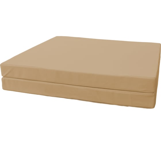 Изображение товара Складной мат КМС № 8, 100х200х10 см, 1 сложение, бежевый СГ000001862