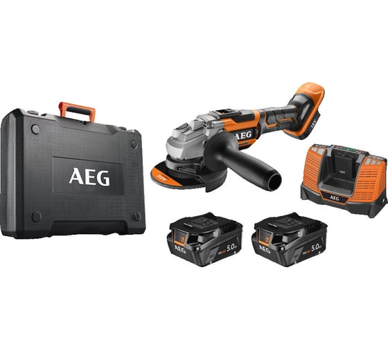 Изображение товара Бесщеточная угловая шлифмашина AEG BEWS18-125BLLI-502C 4935464417