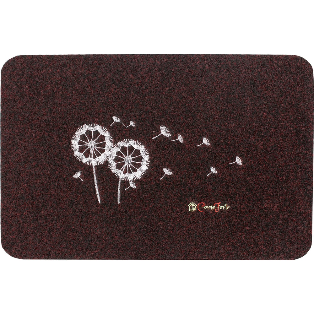 Изображение товара Влаговпитывающий коврик ComeForte ВЕЛЮР 40x60см Одуванчик черный