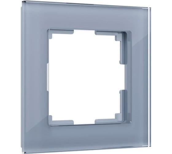Изображение товара Рамка на 1 пост Werkel WL01-Frame-01 серый, стекло a030774