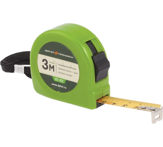 Изображение товара Рулетка Дело техники 3 м х 16 мм 101103