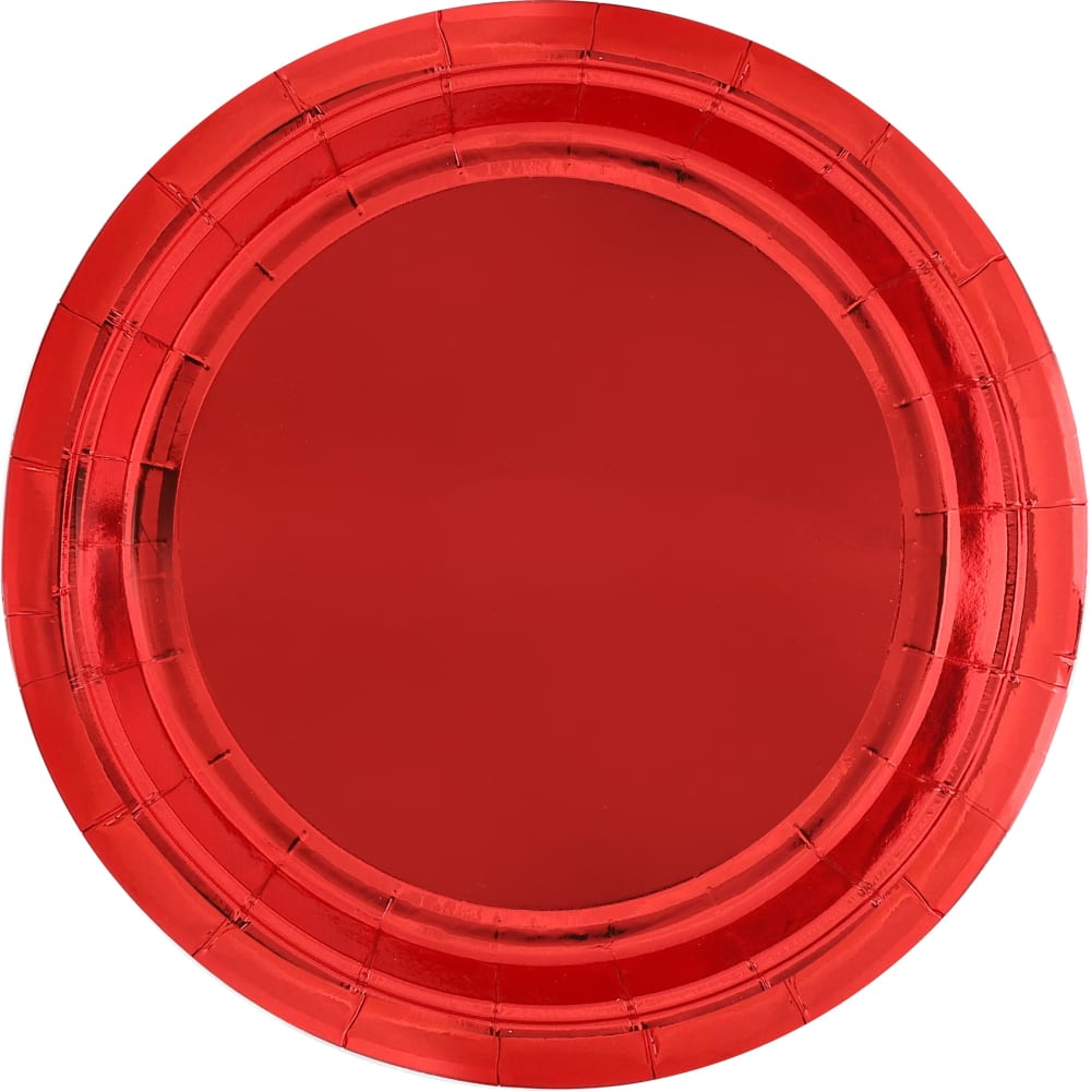 Тарелки Волна веселья летающая тарелка красный 225 мм