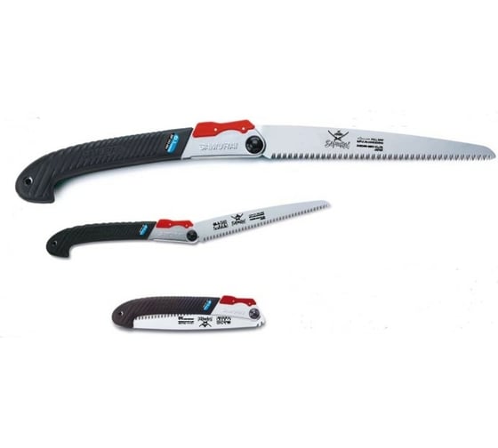 Изображение товара Пила складная, с прямым полотном 2 угла фиксации, в футляре SAMURAI MP-210-MH