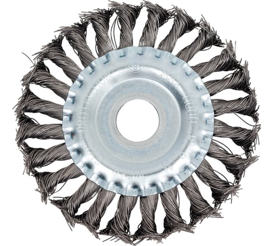 Изображение товара Щетка плоская металлическая крученая 125x22.2 для УШМ HEADROCK 697-125-700