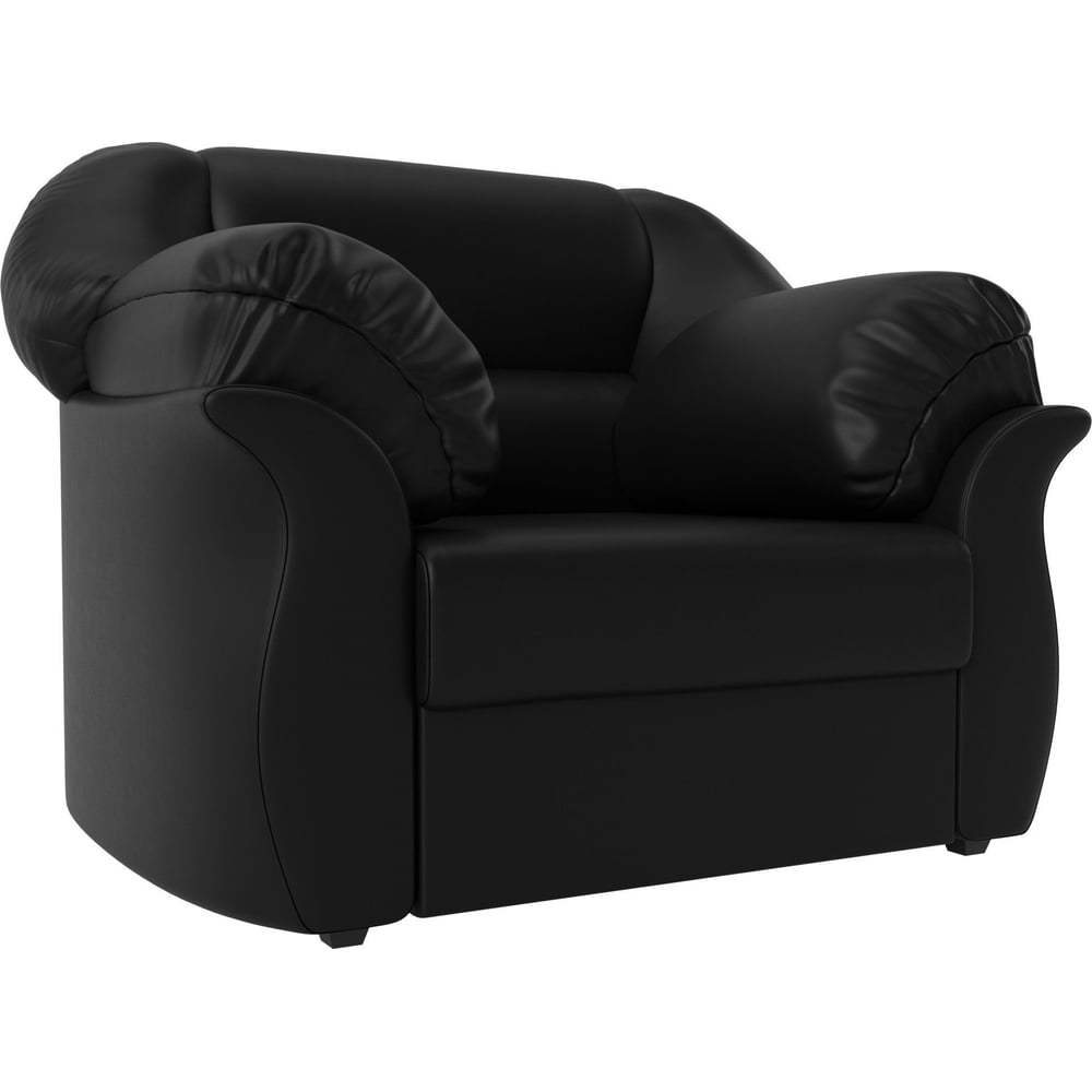 Изображение товара Кресло Лига диванов Карнелла современное экокожа белый черный стильный комфорт