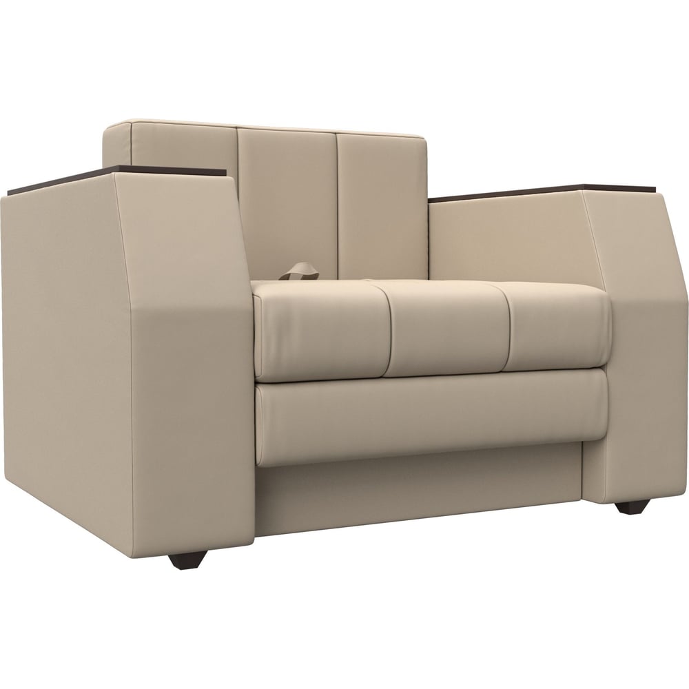 Изображение товара Кресло-кровать Лига диванов Атлантида 27861 бежевый экокожа современный стиль