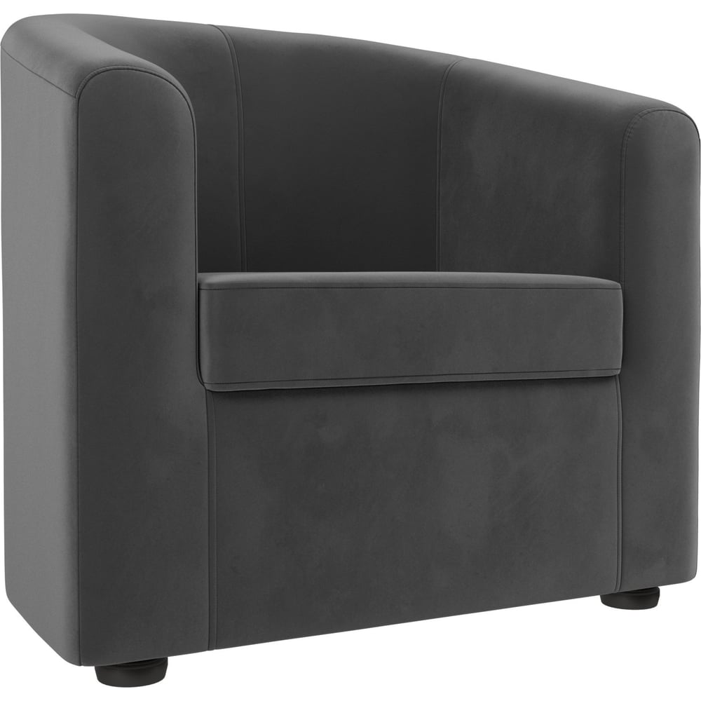 Изображение товара Кресло Лига диванов Норден 109050 Серый Велюр Современный Стиль