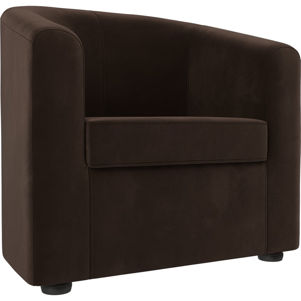 Изображение товара Кресло Лига диванов Норден современное стильное микровельвет коричневое