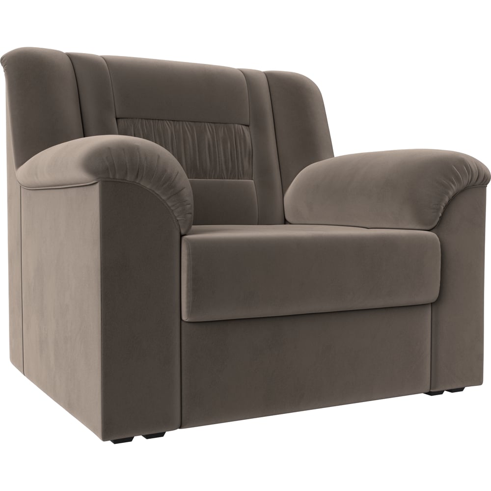 Изображение товара Кресло Лига диванов Карелия 113292 современное велюровое белый каркас