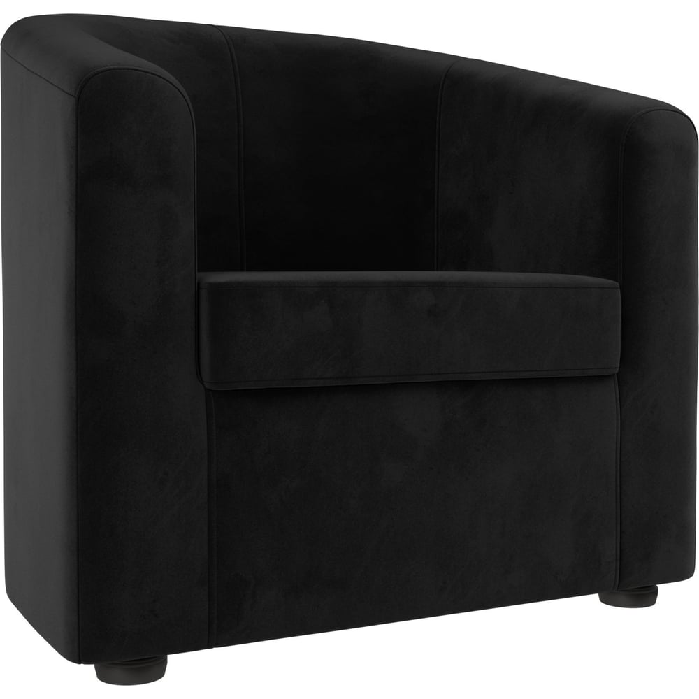 Изображение товара Кресло Лига диванов Норден 109052 из велюра современный стиль черный белый