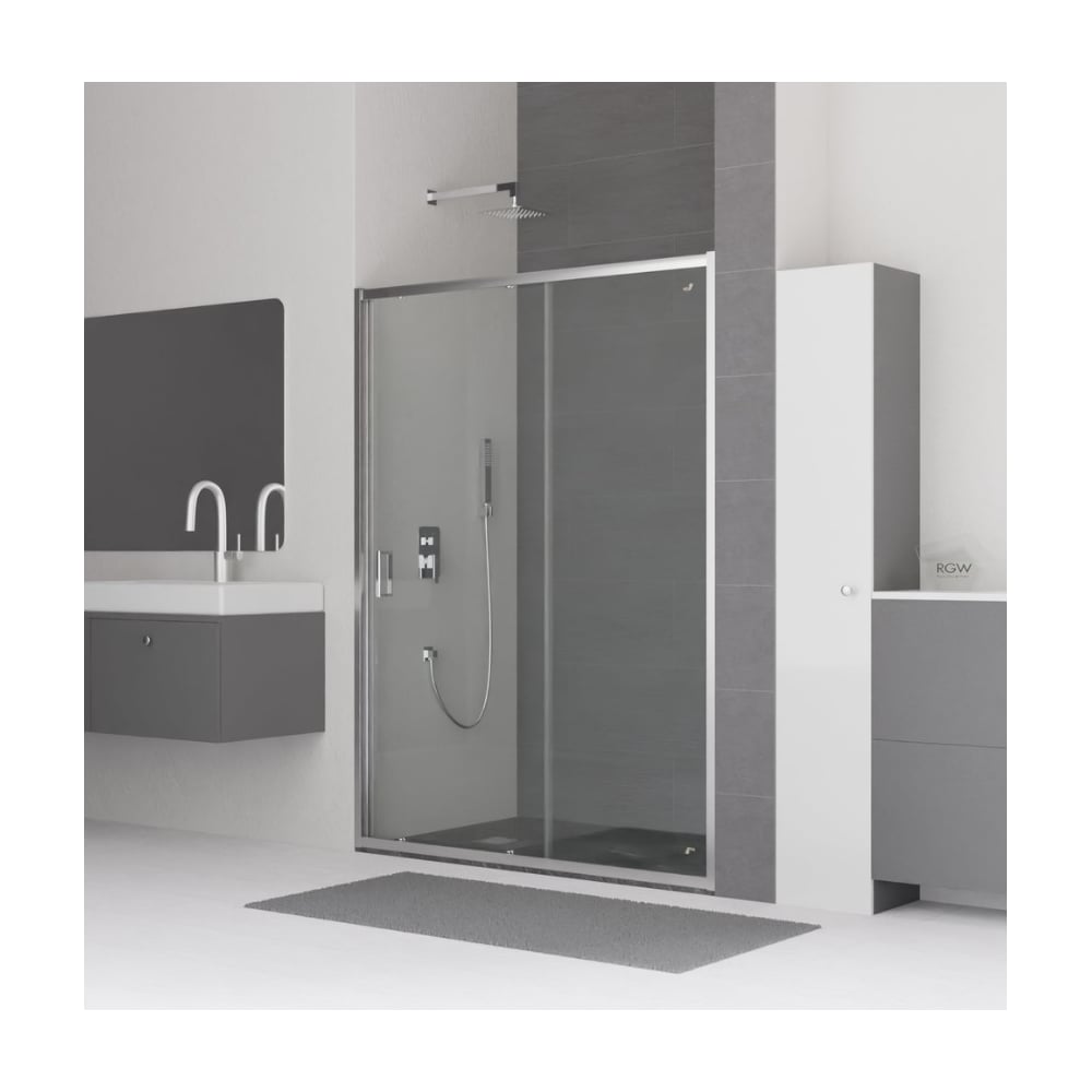 Изображение товара Душевая дверь RGW 160x185 CL-14 хром прозрачное стекло 5 мм