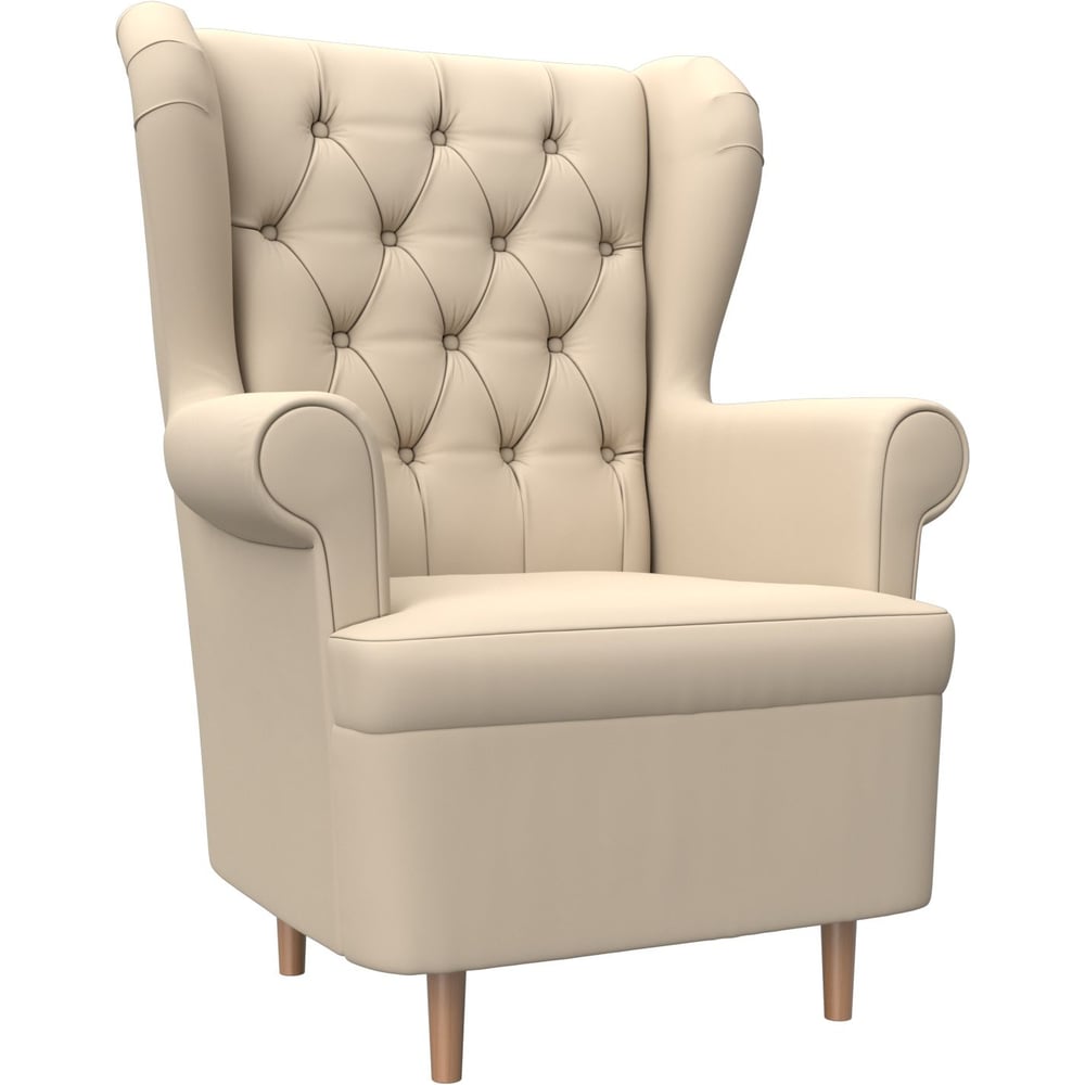 Изображение товара Кресло Лига диванов Торин Люкс бежевое, современное, комфортное