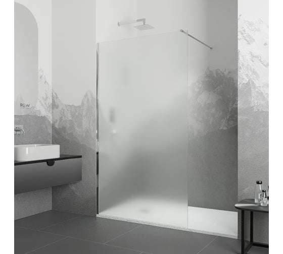 Изображение товара Душевая перегородка RGW 90x195 WA-010 хром, матовое, 8 мм 351001009-21
