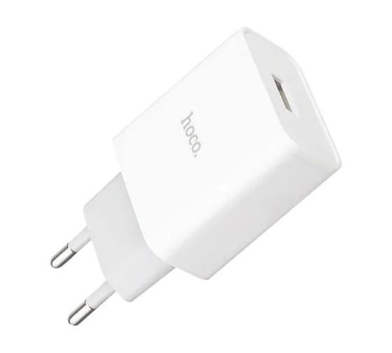 Изображение товара Сетевое зарядное устройство Hoco c81a asombroso 1xusb, 2.1а (белый) 0L-00049101