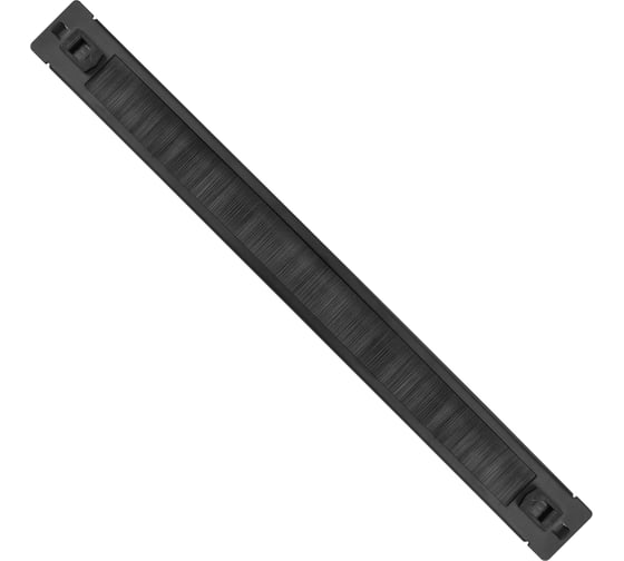 Изображение товара Кабельный органайзер ExeGate c щеточным вводом BP19-1UM-TL 19дюйма 1U, металлический, быстросъемный, цвет черный, RTL 292876