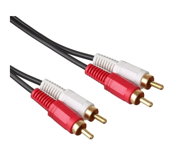 Изображение товара Кабель ExeGate аудио EX-CCA-2R2R-3.0 2xRCA 2xRCA, 3м, позолоченные контакты 254084