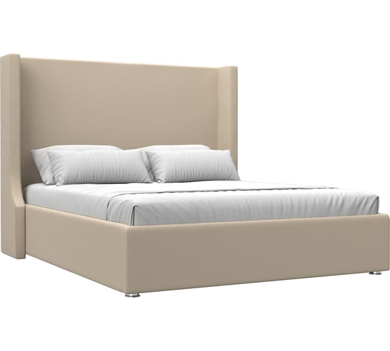 Изображение товара Интерьерная кровать Лига диванов Ларго 160 экокожа бежевый 101329