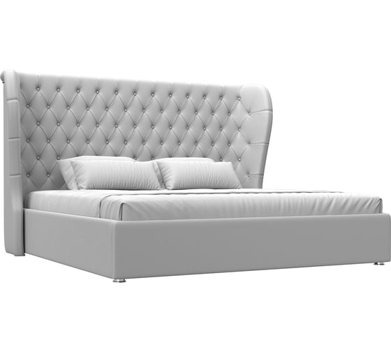 Изображение товара Интерьерная кровать Лига диванов Далия 200 экокожа белый 108364