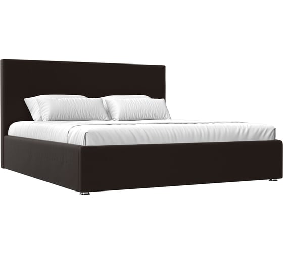 Изображение товара Интерьерная кровать Лига диванов Кариба 200 экокожа коричневый 108380
