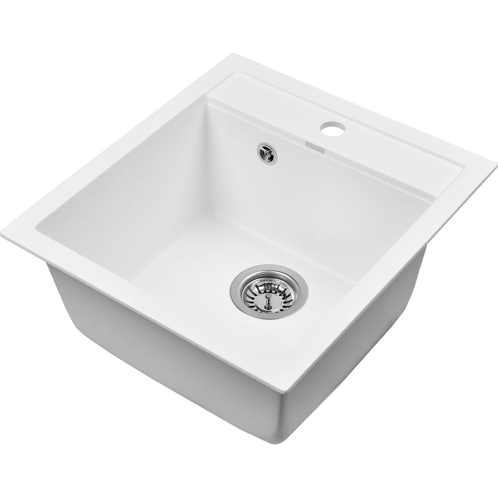 Изображение товара Мойка для кухни из искусственного камня WISENT вайт 500x450x220