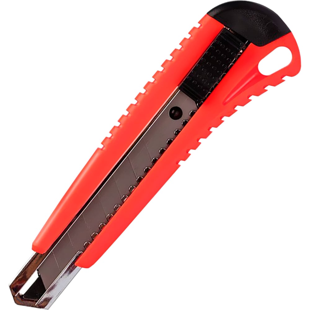 Изображение товара Строительный нож HEADROCK с выдвижным лезвием 18 мм, красный