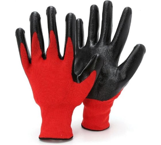 Изображение товара Нейлоновые перчатки с нитриловым обливом Бибип BB-617