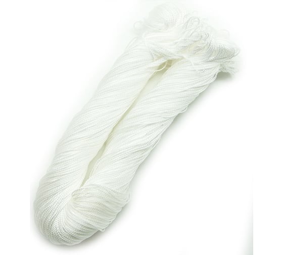 Изображение товара Полипропиленовая нить Дон Баллон крученая 0.1 см х 300 м белый, 1 шт 40023