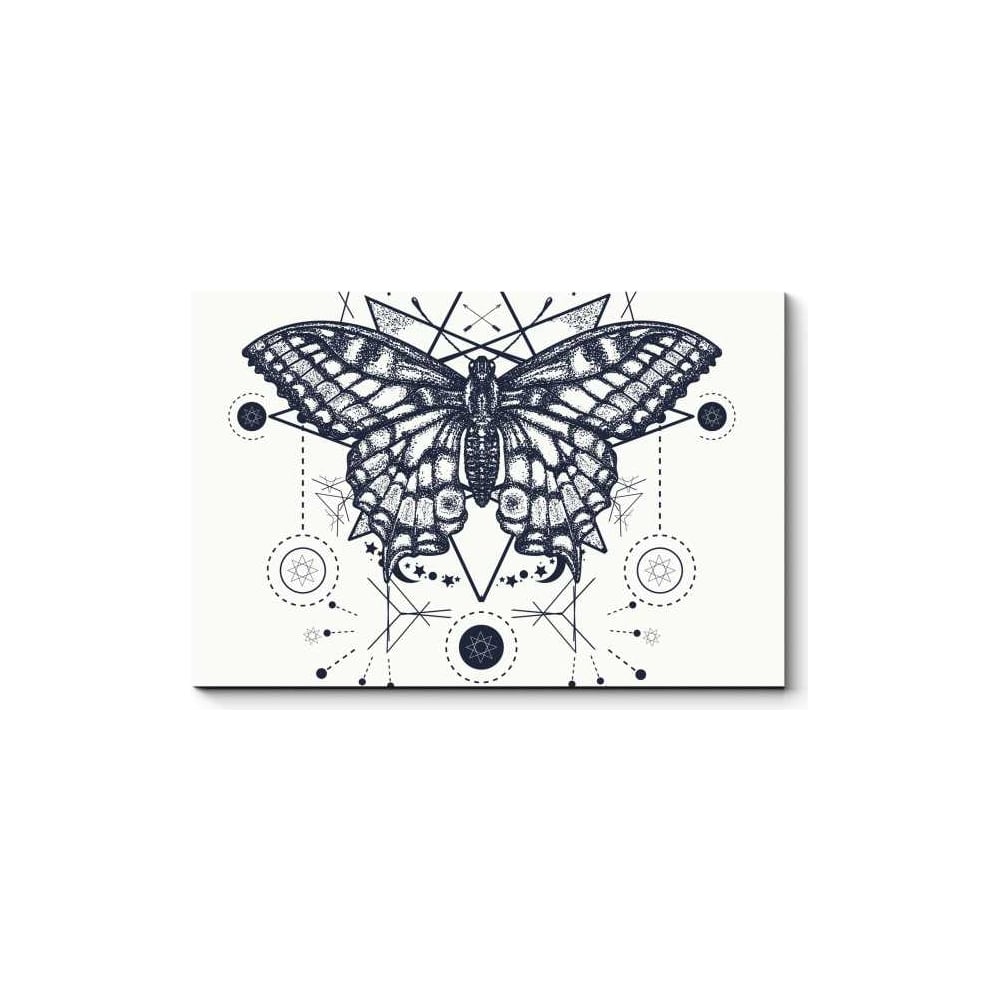 Картина Picsis конверт для денег поздравляем ы бабочки белый фон