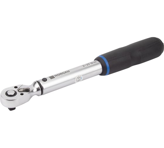 Изображение товара Динамометрический бесшкальный ключ NORGAU 1/4"; 2-25 Нм, тип NTW21-025PR 051112025