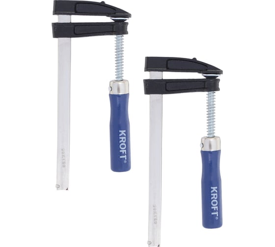 Изображение товара Набор струбцин KROFT f-обр. 50x150 мм 4 шт. 203104