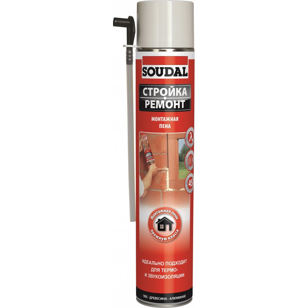 фото Монтажная пена soudal фикс&филл 750 мл 122424