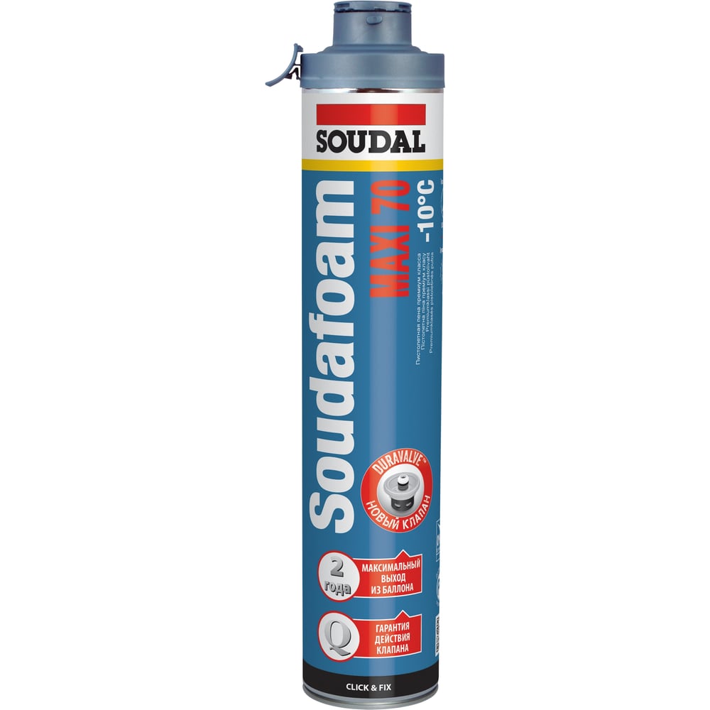 Зимняя пистолетная монтажная пена Soudal