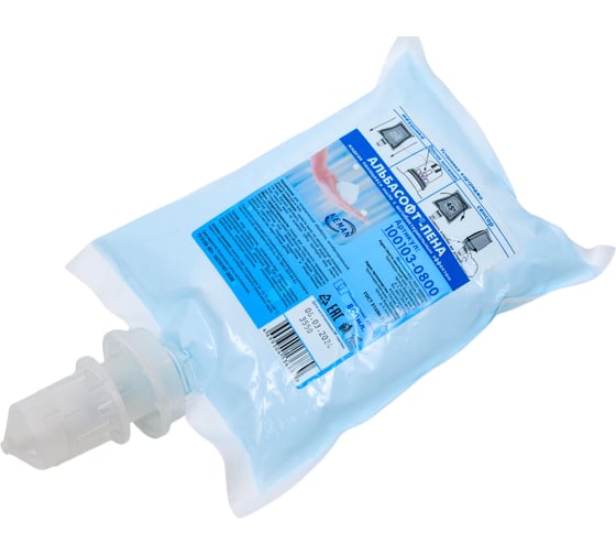 Изображение товара Антибактериальное мыло-пена Keman Альбасофт-пена, картридж S4, 800 мл, К5 арт. 100103-0800 25634