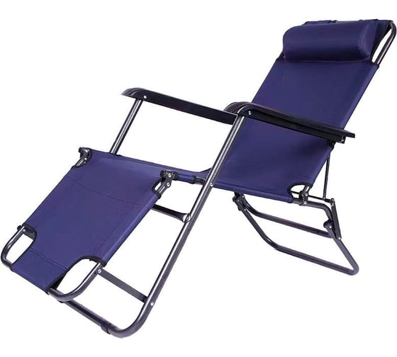 Изображение товара Складное кресло-шезлонг Ecos CHO-153 синее 993136