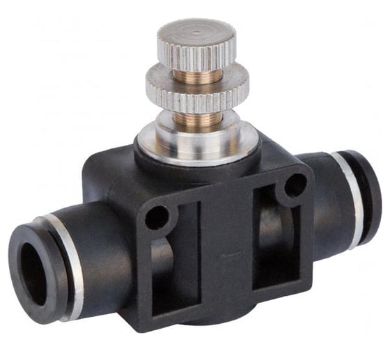 Изображение товара Регулятор расхода воздуха SCF 6 мм, пластик, тип SCF TITAN LOCK TLP-SCF6