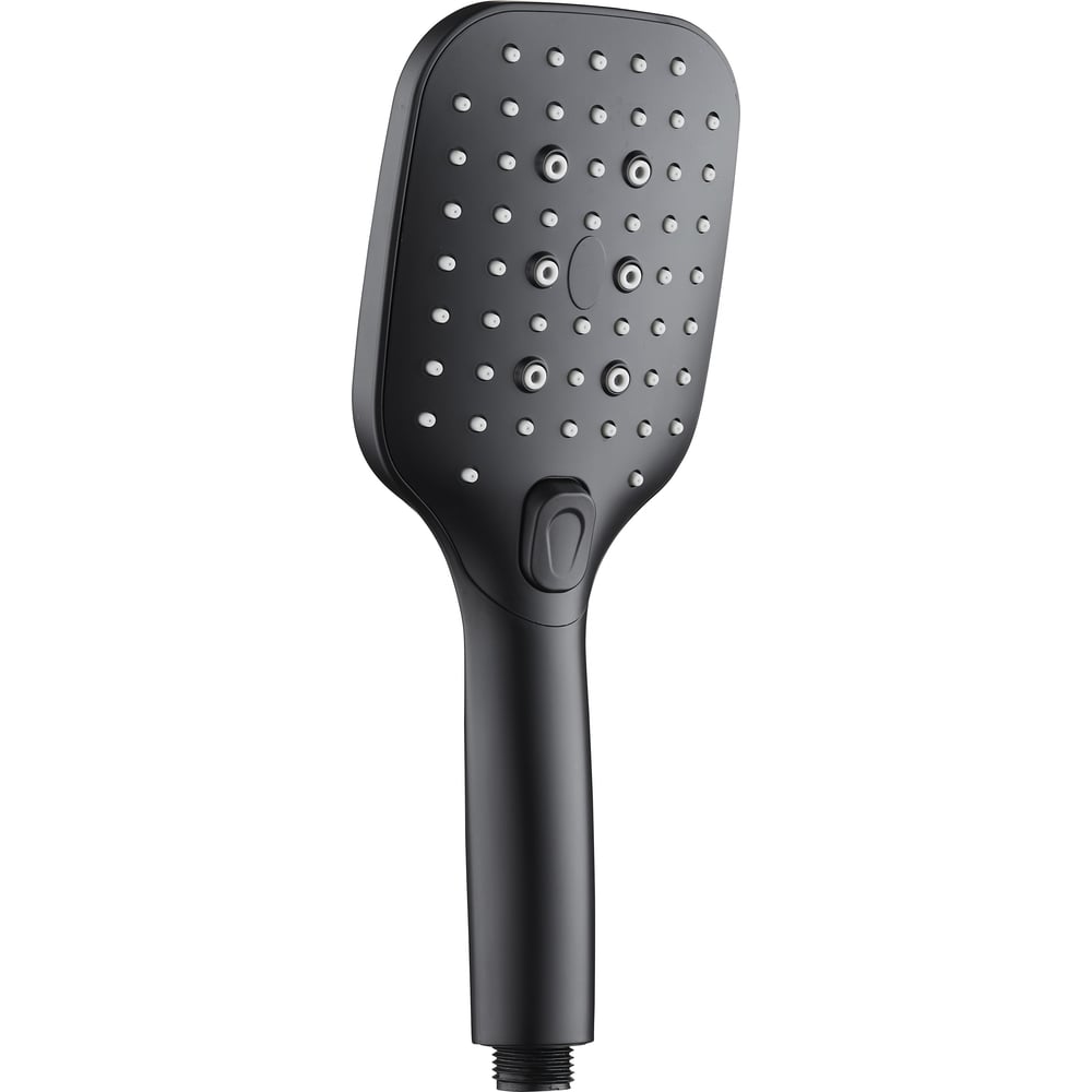 Изображение товара Лейка для душа BOND Cube черная 3 режима, матовая поверхность, 100х120 мм