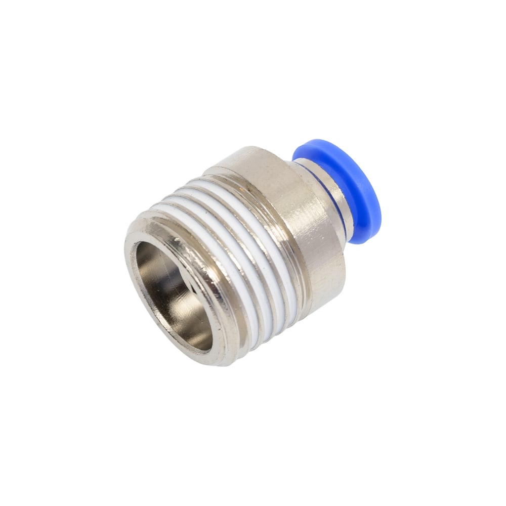 Изображение товара Цанговый фитинг прямой 8 мм с наружной резьбой 1/2" из стали TITAN LOCK