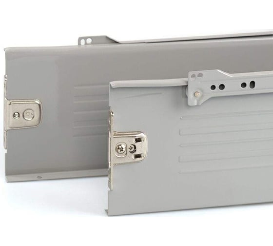 Изображение товара Боковины с роликовыми направляющими Firmax H=150 мм, L=500 мм, серый FRM0396.43/MP