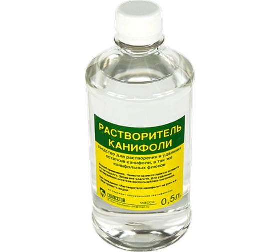 Изображение товара Растворитель канифоли 0.5 л Connector RAS-KA-500