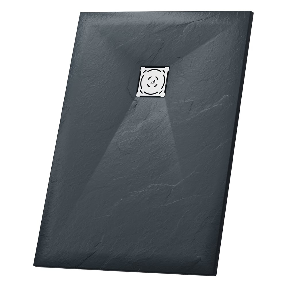 Изображение товара Душевой поддон RGW 70x160x2,5 ST-0167G графит с антискользящим покрытием