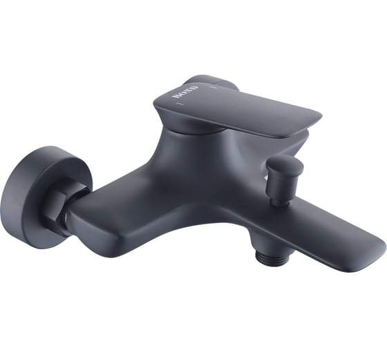 Изображение товара Однорычажный смеситель для ванны/душа BOND Cube черный B03-3188