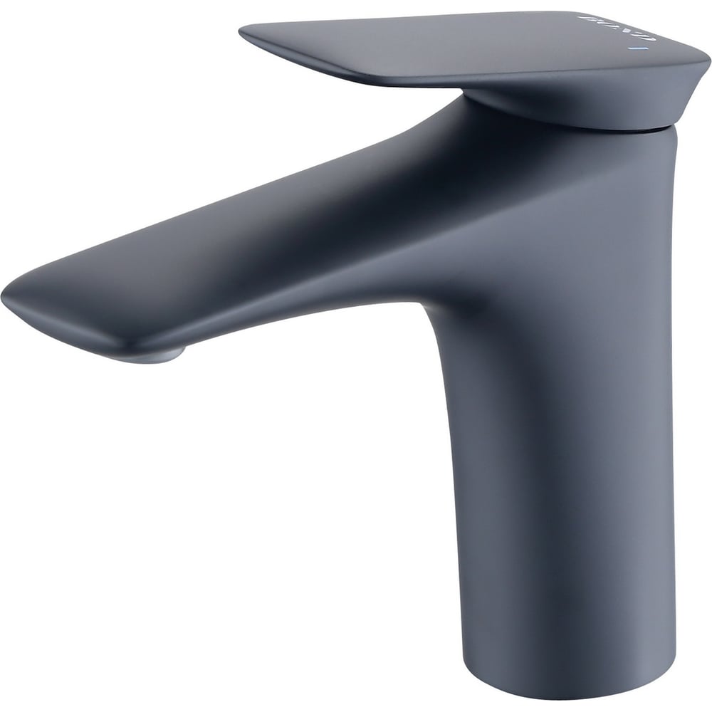 Изображение товара Современный черный матовый смеситель для умывальника BOND Cube