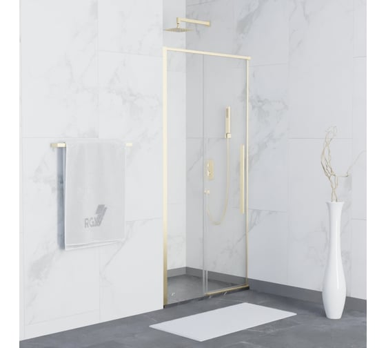 Изображение товара Душевая дверь RGW 100x195 SV-12-G золото, прозрачное, 6 мм 32321210-16
