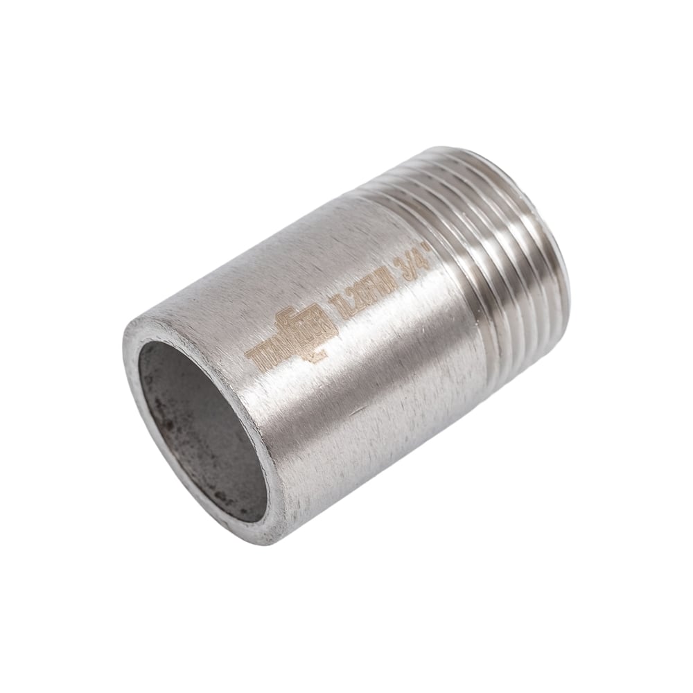 Изображение товара Приварной нержавеющий ниппель TITAN LOCK DN20 наружная резьба 3/4 дюйма