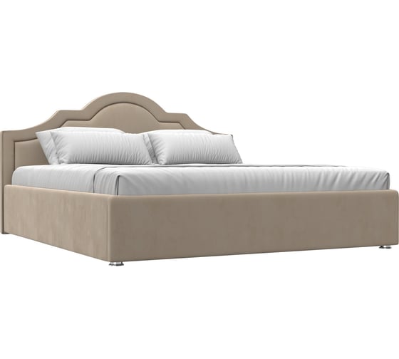 Изображение товара Интерьерная кровать Лига диванов Афина 180 велюр бежевый 108286