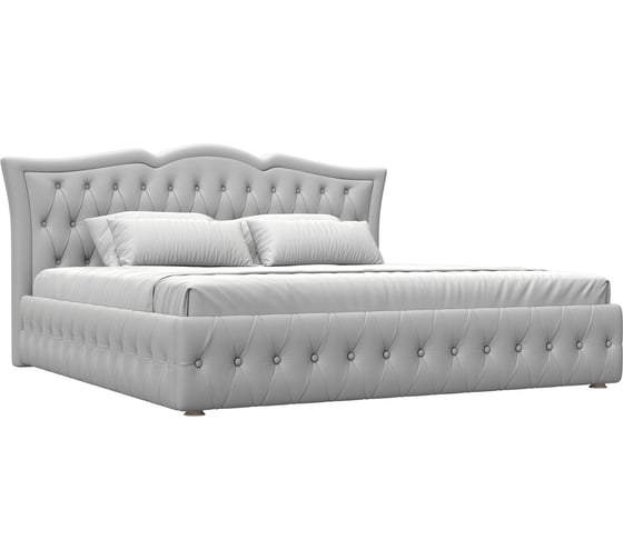 Изображение товара Интерьерная кровать Лига диванов Герда 200 экокожа белый 108396